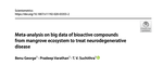 Meta-analysis on big data of bioactive compounds from mangrove ecosystem to treat neurodegenerative disease